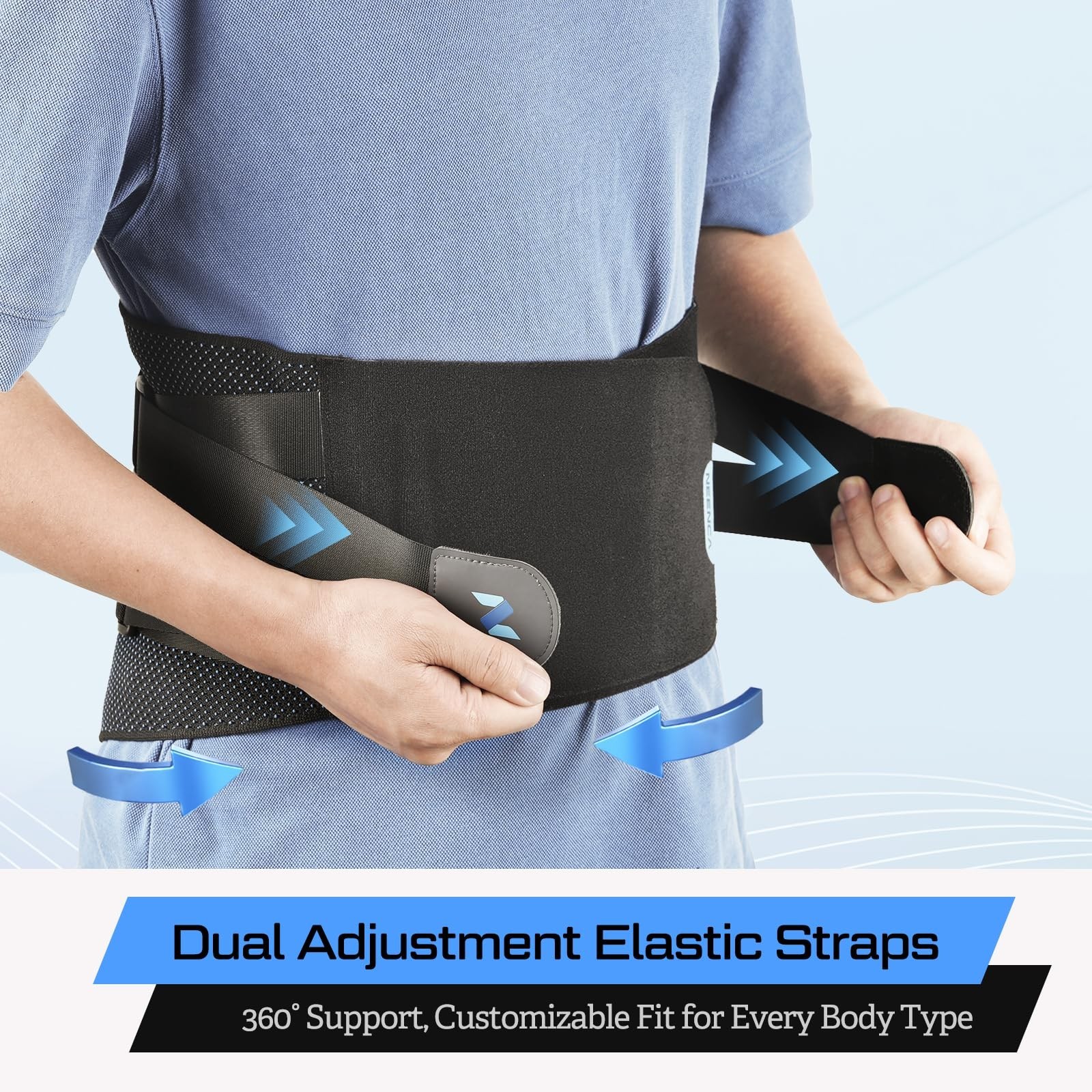 NEENCA Lower Back Brace Lower Back Pain Relief, Medical Grade Lumbar Support