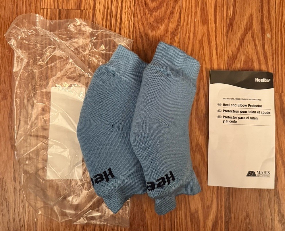 MABIS Heelbo Heel / Elbow Protector Sleeve PAIR (Set of 2) 12038 BLUE
