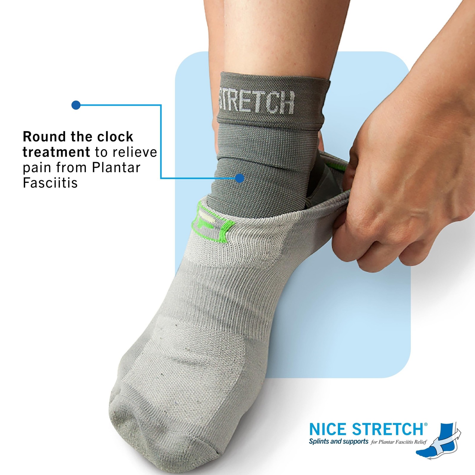 Brownmed – Nice Stretch Total Solution Plantar Fasciitis Relief Kit – Includes