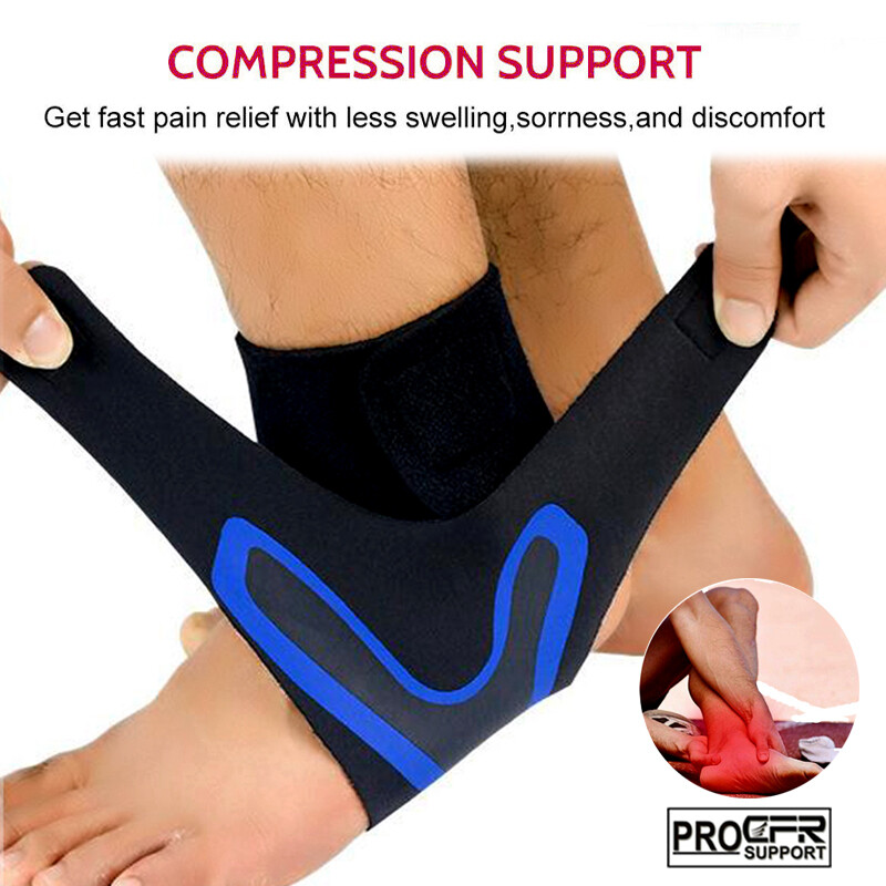 Ankle Brace Support Plantar Fasciitis Pain Relief Compression Feet Sleeve Wraps