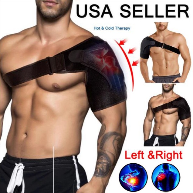 Shoulder Brace Support Compression Sleeve Torn Rotator Cuff Relief Joint AC Pain