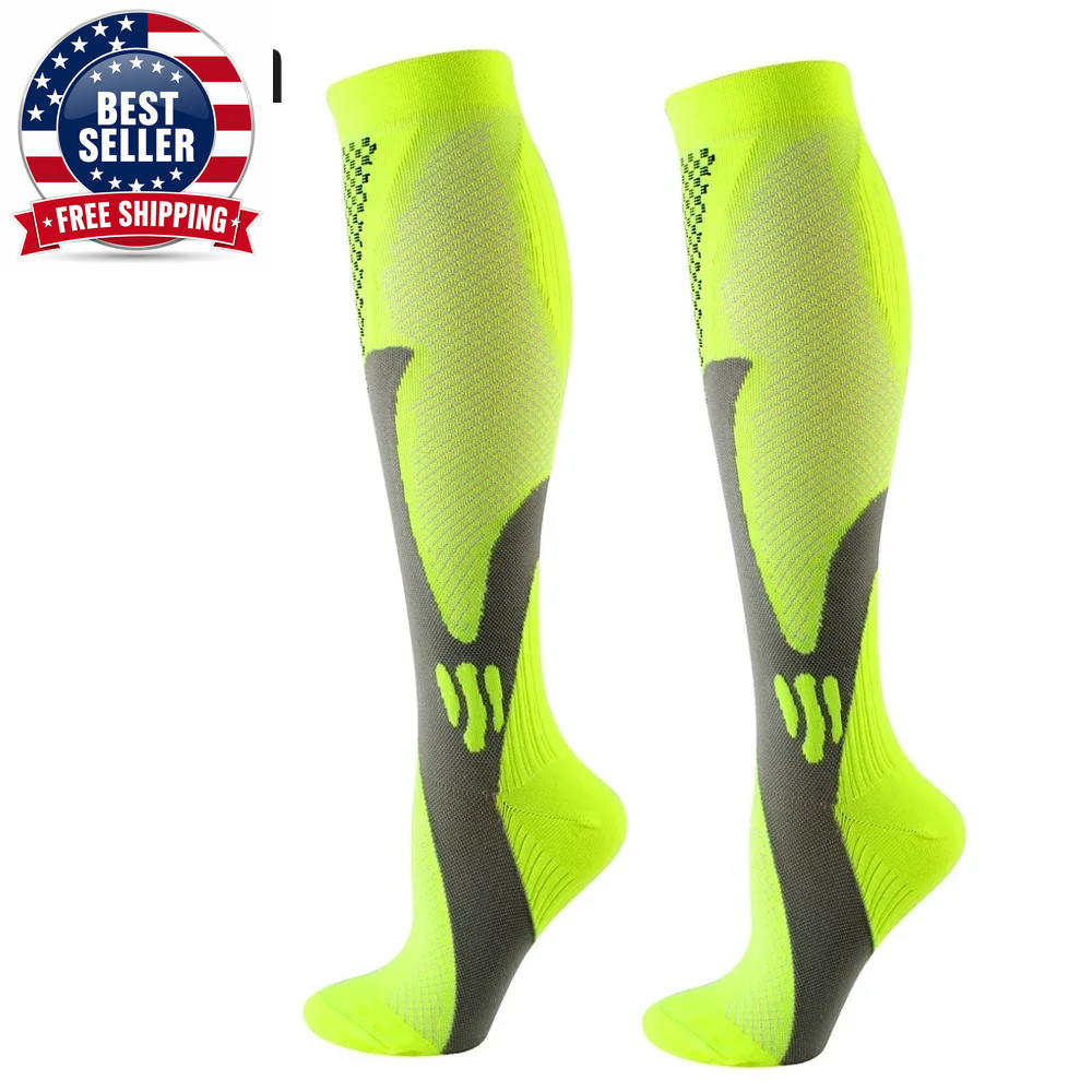1Pair Running Grip Socks,Varicose Veins Compression Stockings,Sports Stockings f