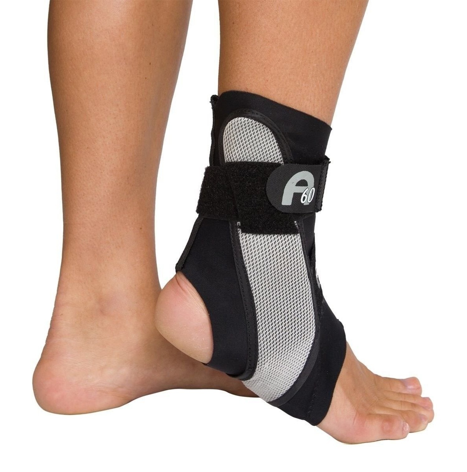 Aircast A60 Ankle Support Brace, Left Foot, Black, Small (Shoe Size: Men’s 4-…