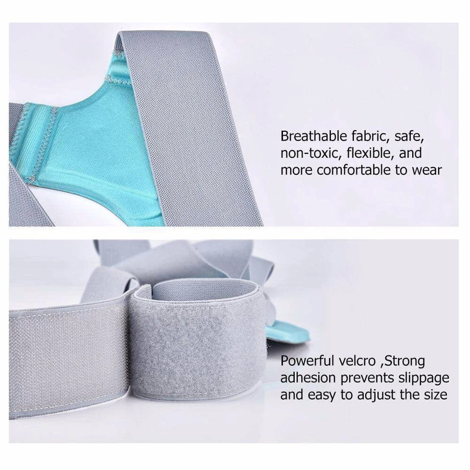 S/M/L Posture Corrector, Adjustable Upper Back Brace for Clavicle Support Unisex