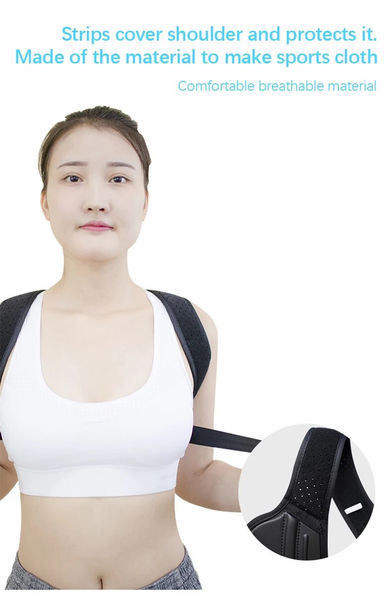 Posture Corrector Back Support Body Brace Wellness Lumbar Shoulder Support Belt