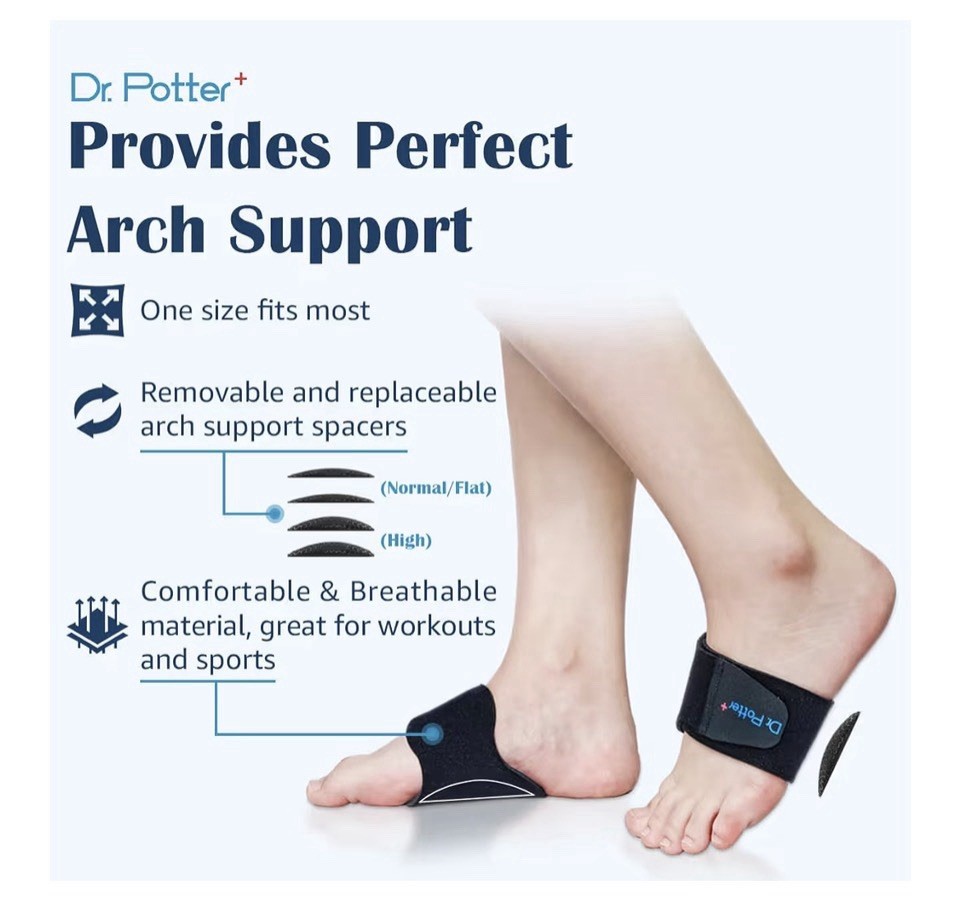 Adjustable Arch Support Sleeves For Plantar Fasciitis Relief
