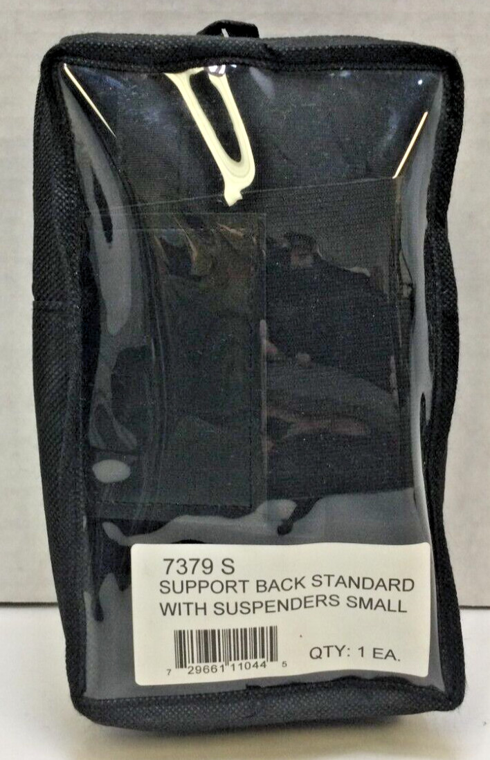 Impact Standard Small Back Support with Suspender, Black, 7379 S, Free Shipping!