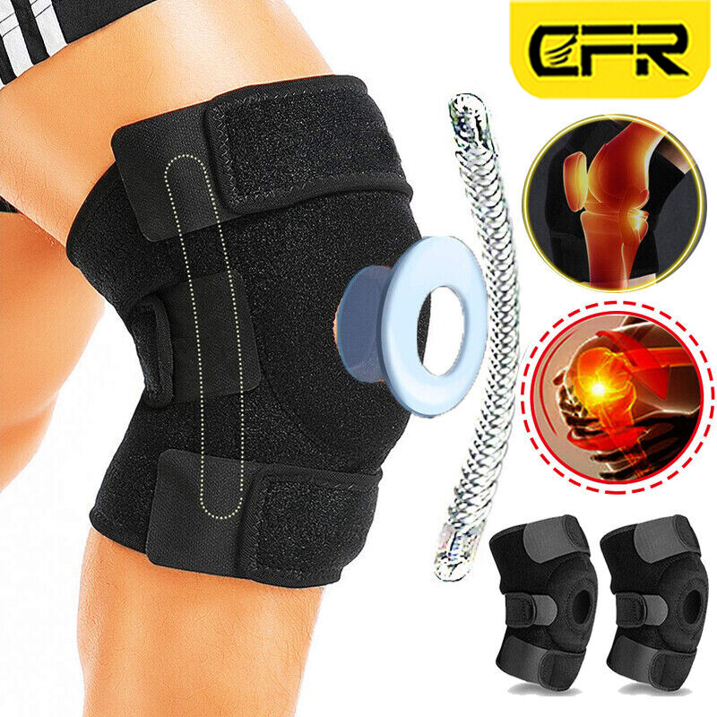 Adjustable Knee Support Brace Guard Arthritis Stabilizer Strap Wrap Open Patella