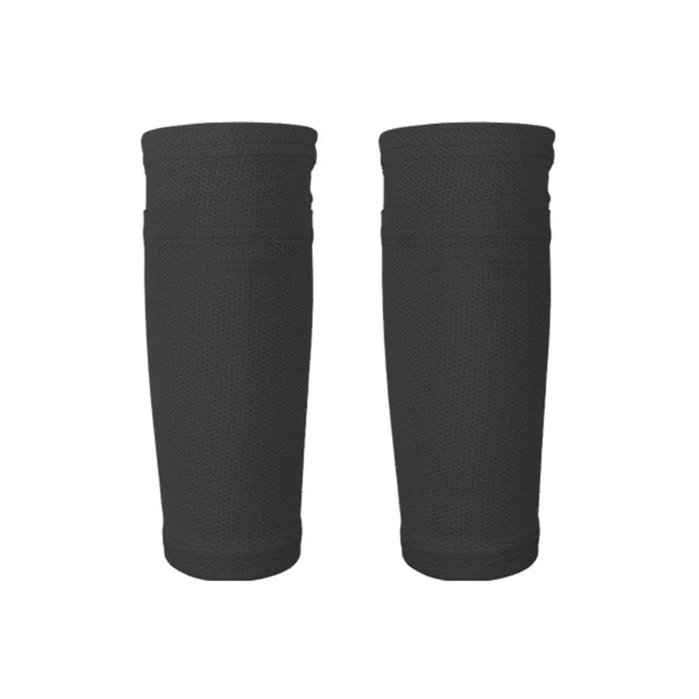 1 Pair Football Shin Pads Socks Guard Sleeves for Kids Boys Men Running Hiking B