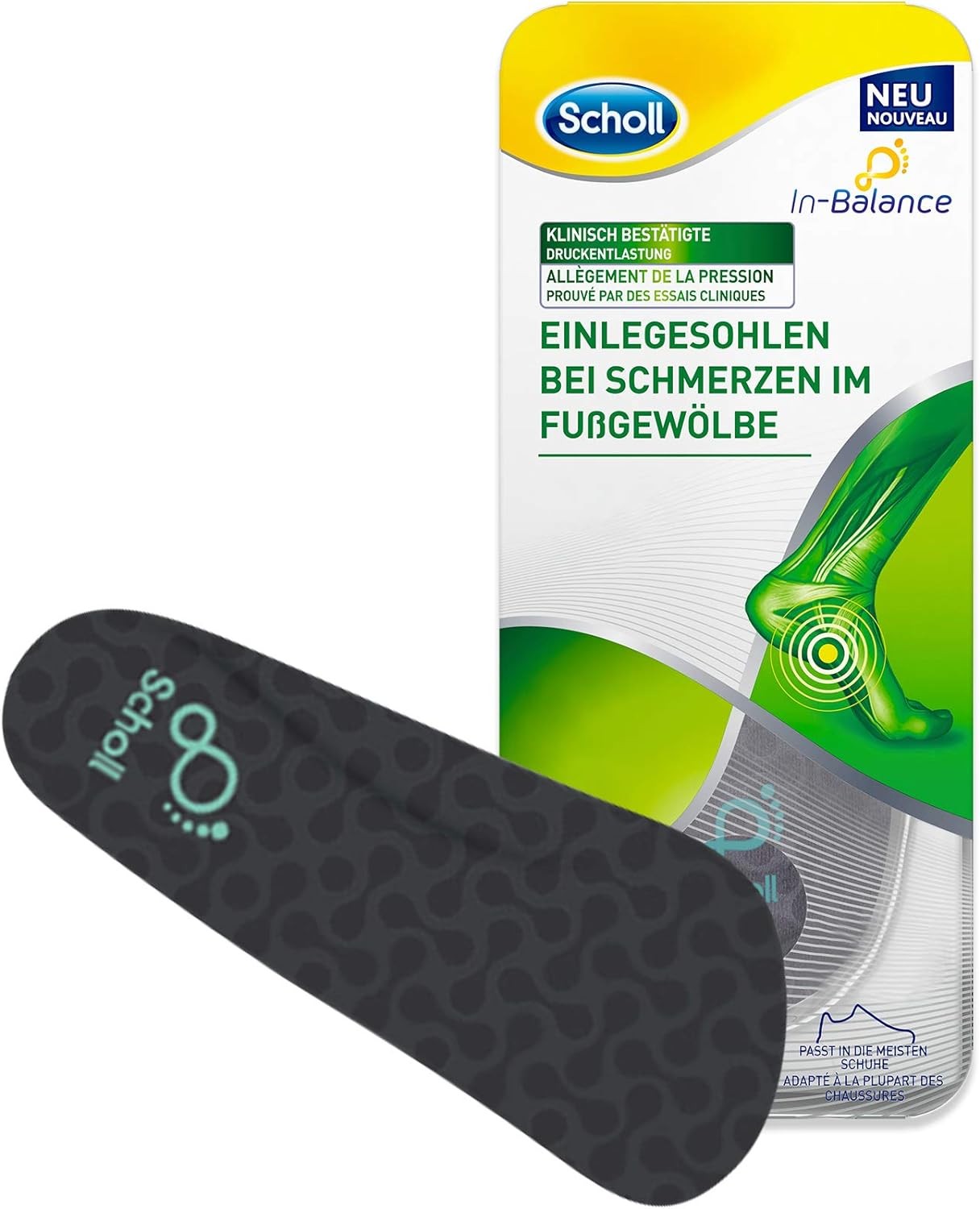 DR.SCHOLL ARCH FOOT ARCH SUPPORT FLAT FOOT FASCIITIS