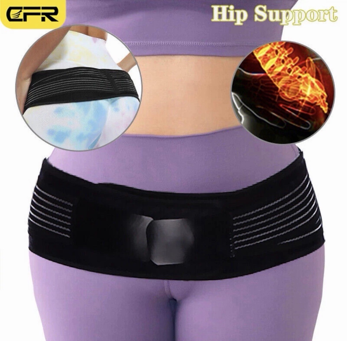 Pelvic Lower Back Hip Support Sacroiliac Belt Si Joint Pain Size Large