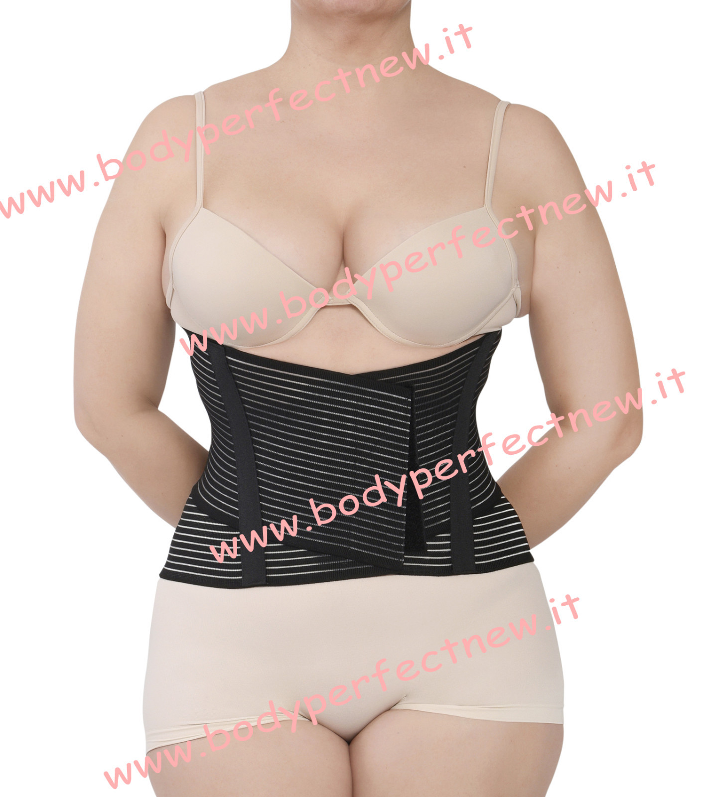 Supporto Ortopedico Steccato Fascia Cintura con 6 Stecche Tutore Schiena Busto