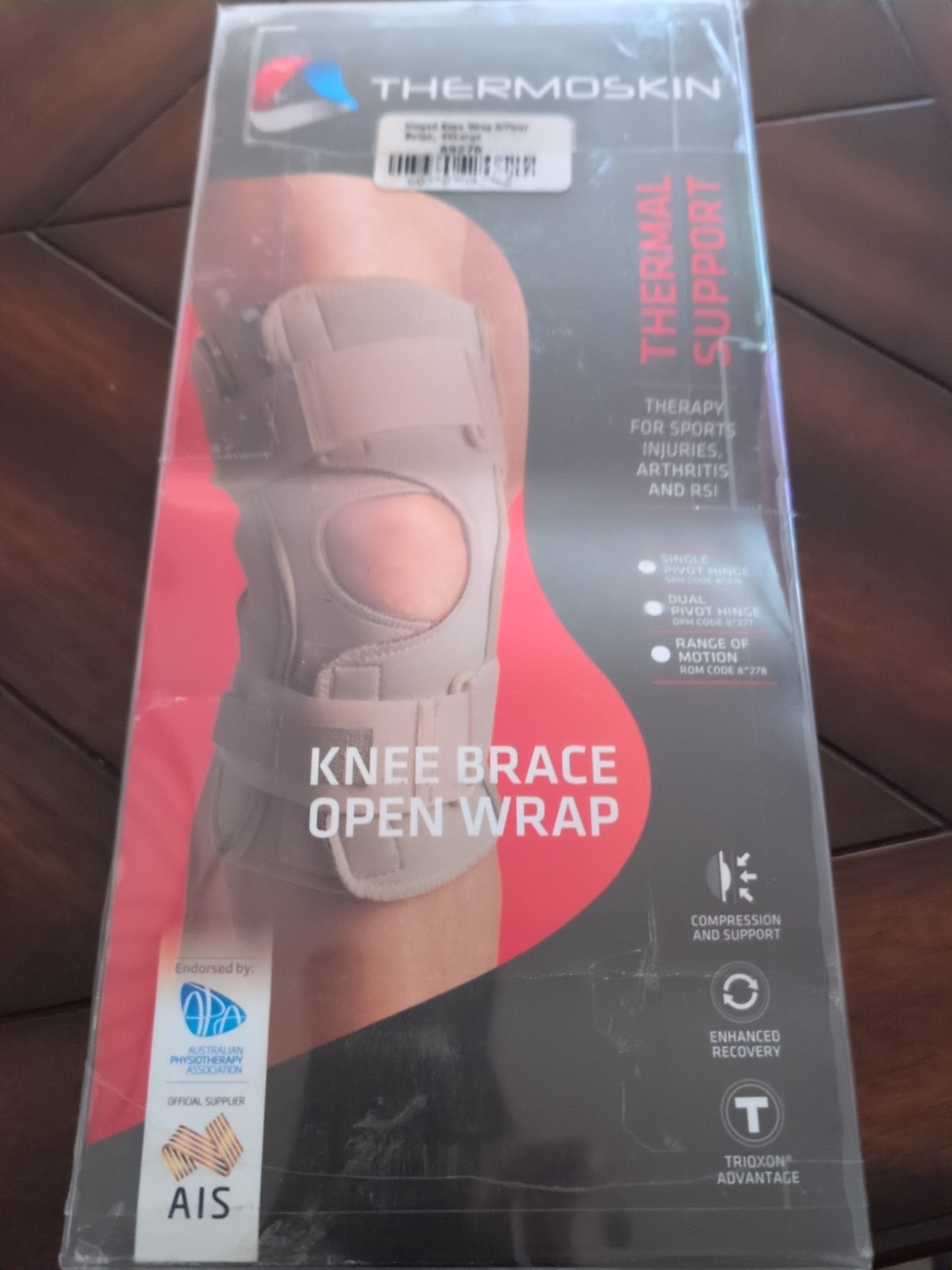 Thermoskin Open Knee Wrap Stabilizer Beige Size 4XL New Free Ship