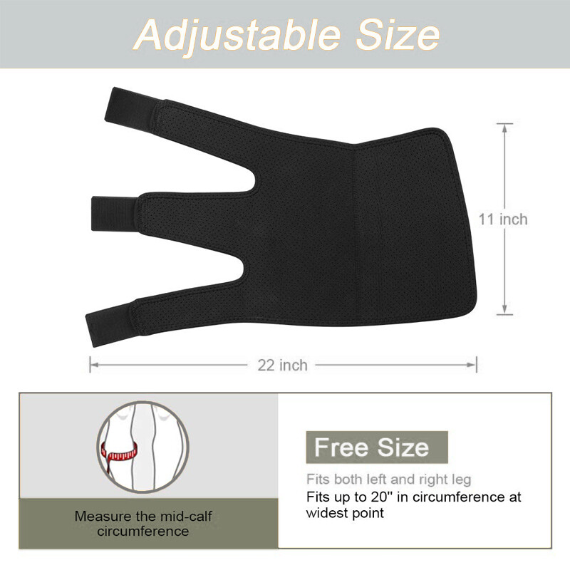 Compression Leg Brace Support Calf Shin Splint Running Sports Socks Pain Relief