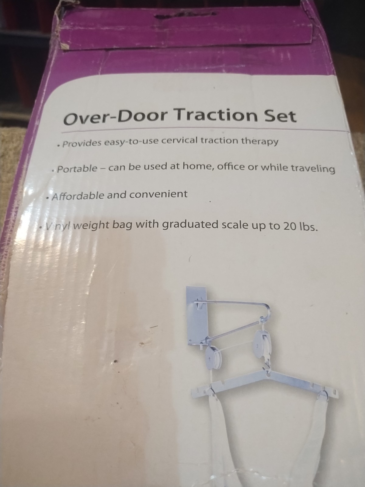 DMI Over Door Traction Set Cervical Traction Therapy Neck Pain New Open Box