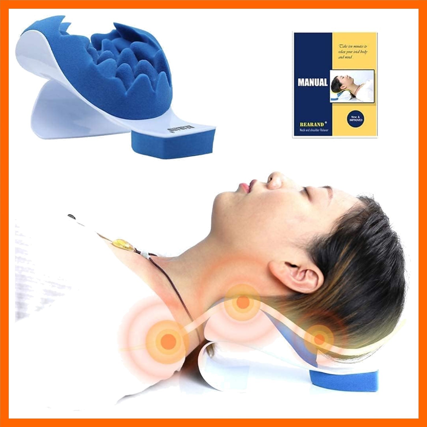 Neck and Shoulder Relaxer – Ergonomic Neck Stretcher for Pain Relief, Chiropr…