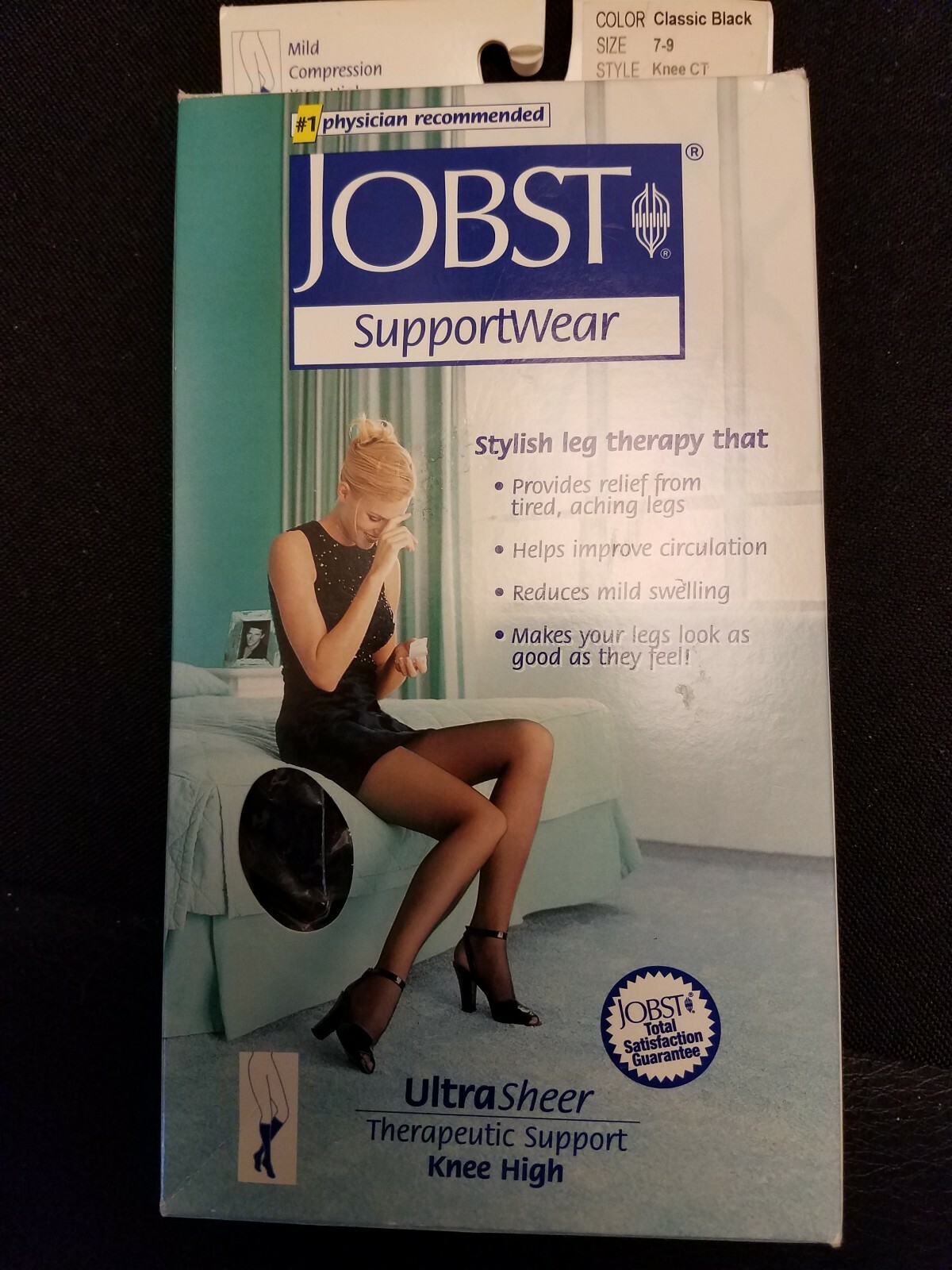 JOBST SupportWear (7-9) Knee CT Mild Compression 8-15 mmHg Ultra Sheer Knee High
