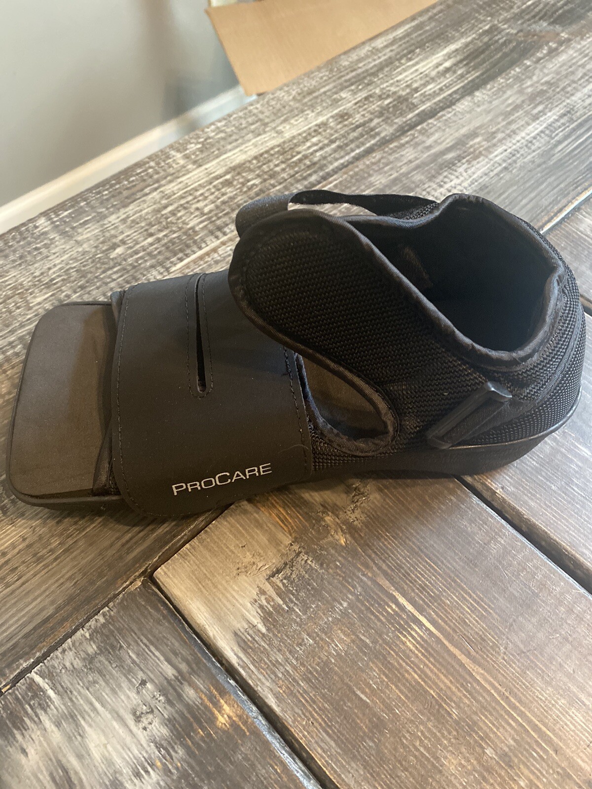 ProCare Post Op Shoe Squared Toe Shoe Men’s 5.5-7 Women’s 6.5-8 Black NWOT
