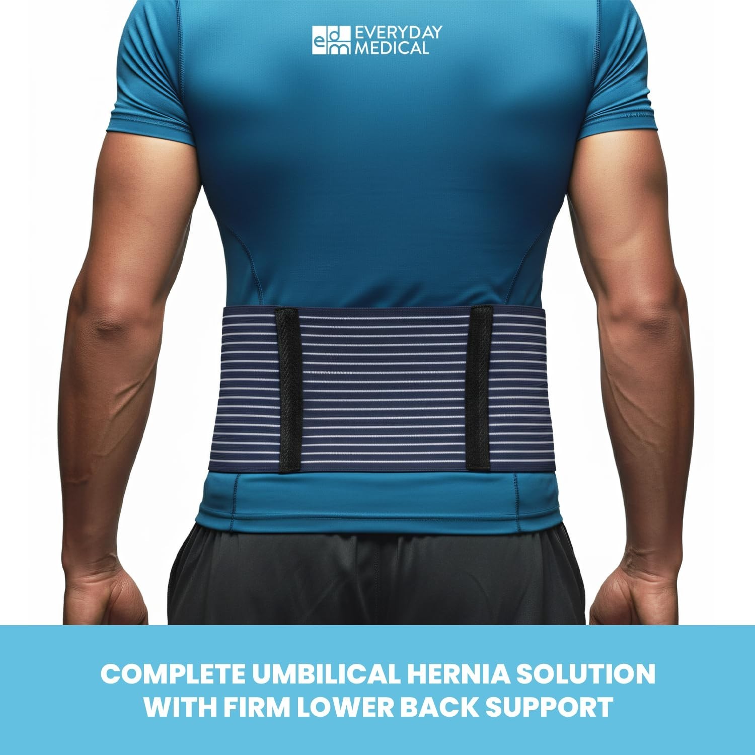 Lightweight Abdominal Compression Garment – Hernia Recovery Belt S/M, Gray