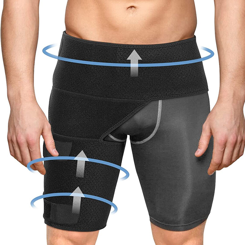 Hip Brace – Compression Groin Support Wrap for Sciatica Pain Relief Thigh Sleeve