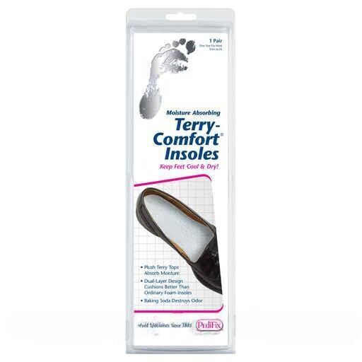 PediFix SockLess Terry Comfort Insoles