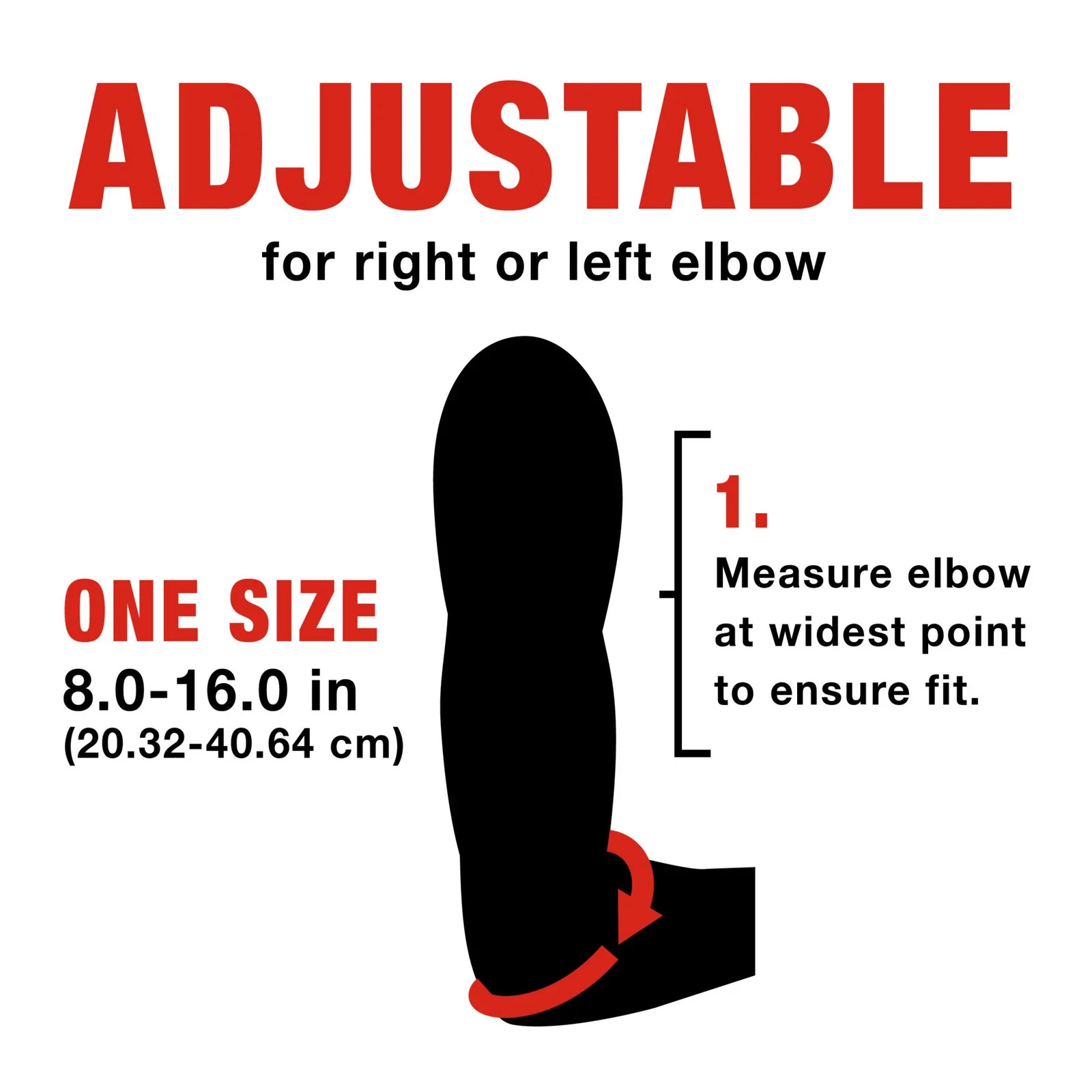 NEW 3M ACE Elbow Adjustable Compression Support 904004 Free US Shipping