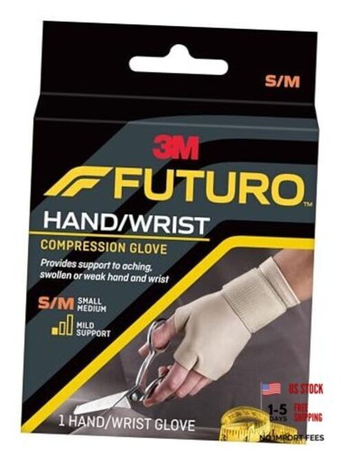 FUTURO Compression Glove, Provides Mild Support to Aching, Weak Small/Medium