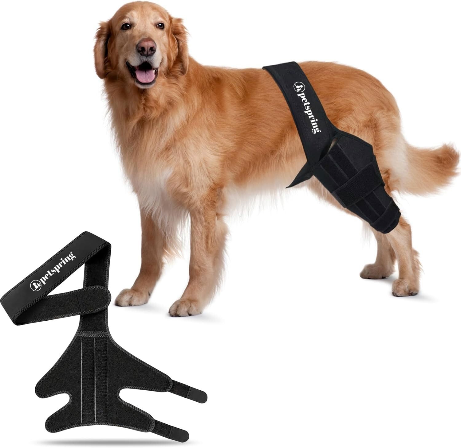 Dog Knee Brace for Torn ACL Pain Relief Support for Front or Hind Leg Large