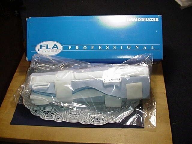 FLA 38-142006, Florida Orthopedics Microban Tri Panel Knee Immobilizer 16 Inch