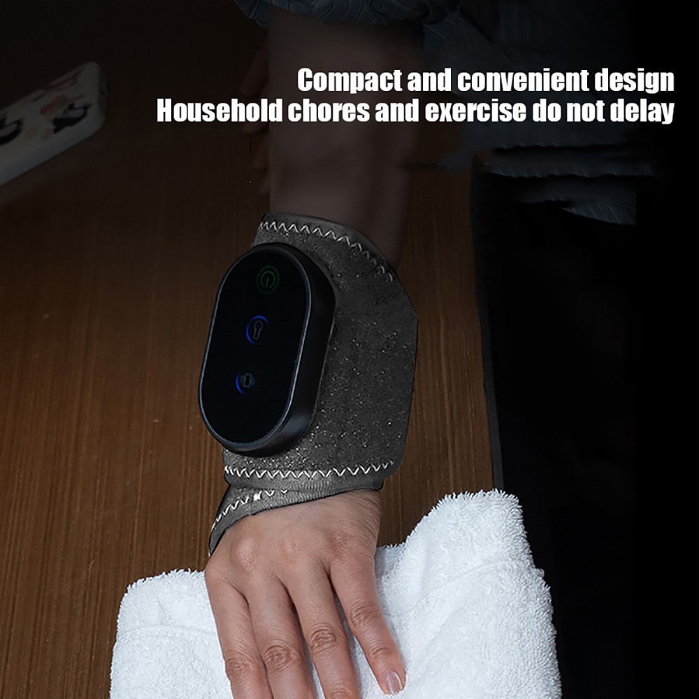 Electric Heated Wrist Vibration Massage Wristbanb Carpal Tunnel Pain Relief USA
