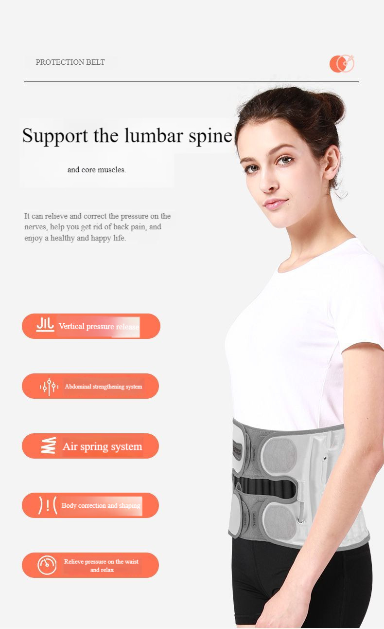 Inflatable Heating Waist Support | Lumbar Relief for Muscle Strain & Disc