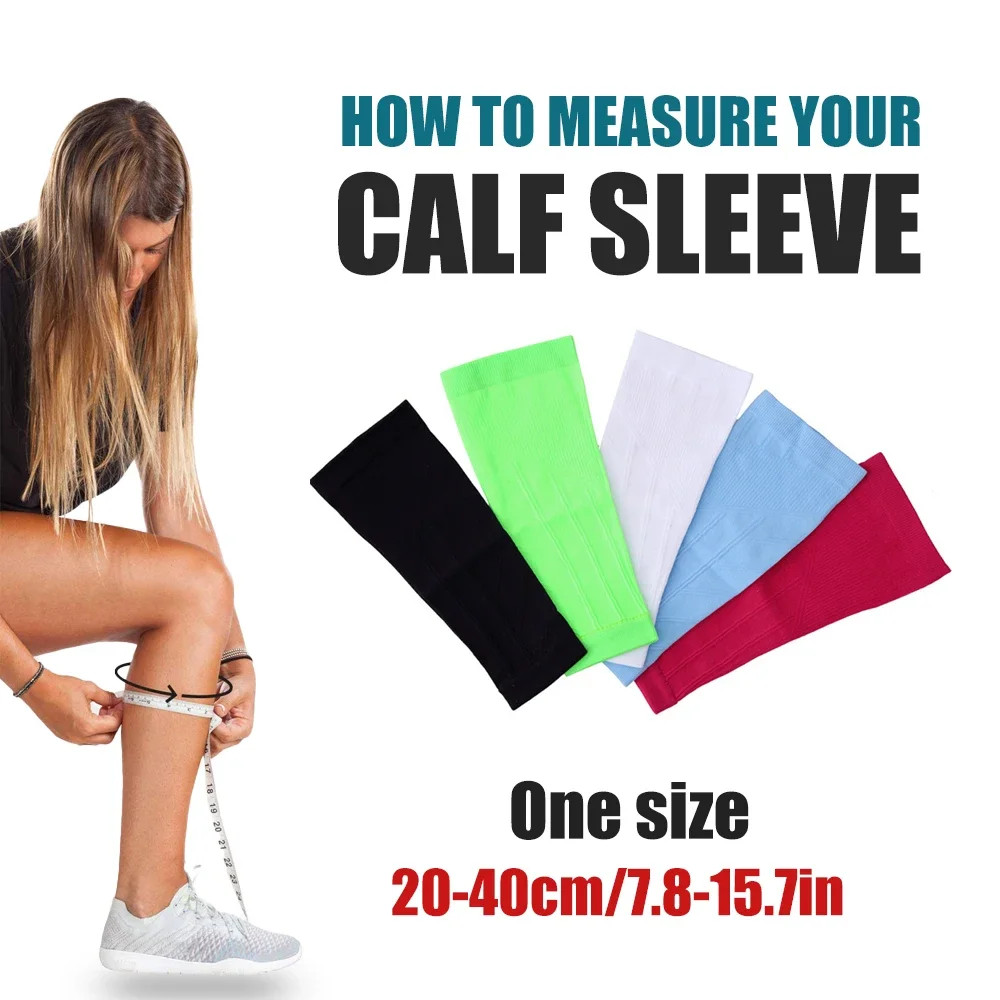 1Pair Calf Compression Sleeves for Men & Women – Calf Support Leg Compr