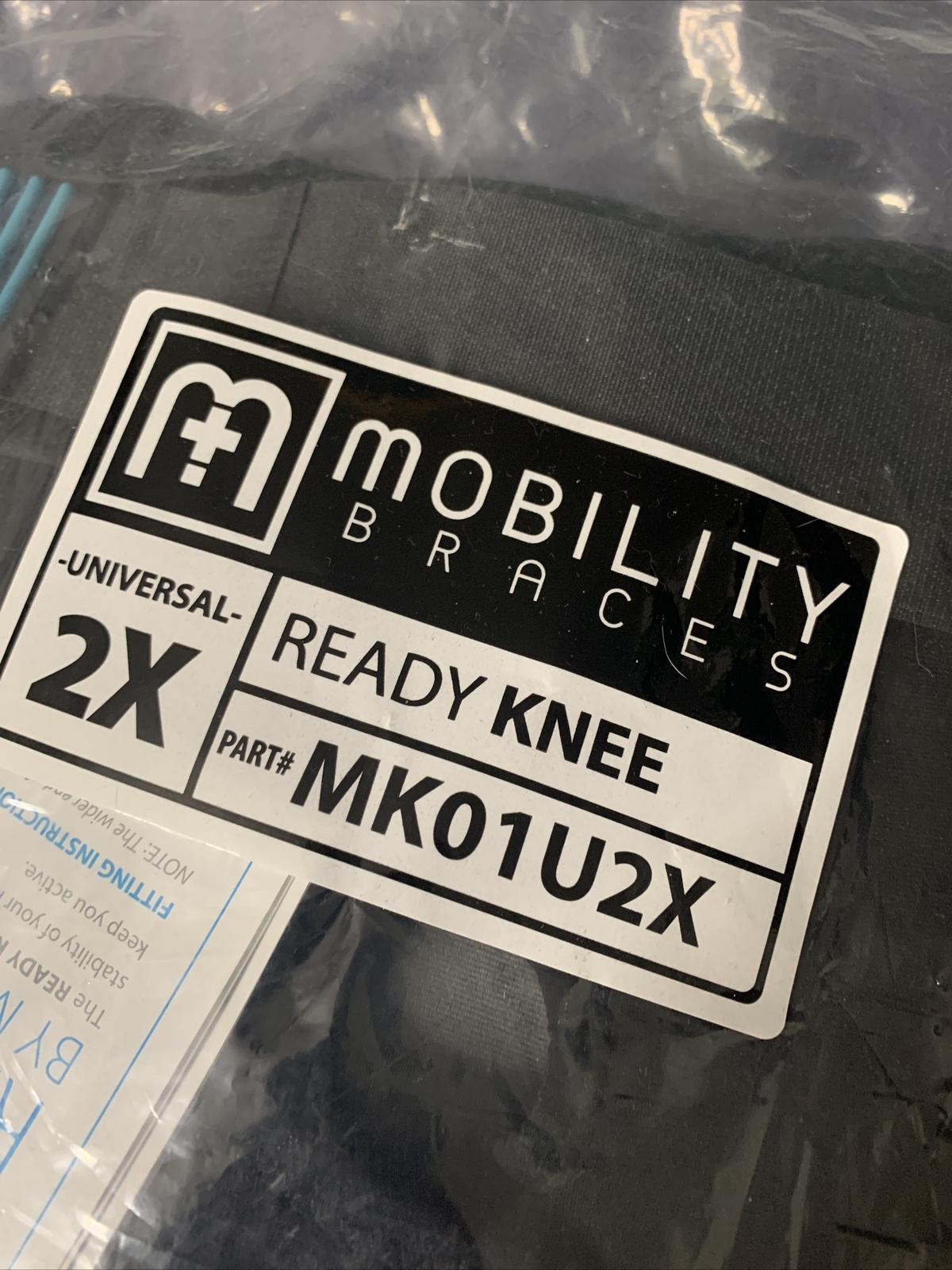 Mobility Braces – Ready Knee – Brace Black Size 2X Universal – MK01U2X