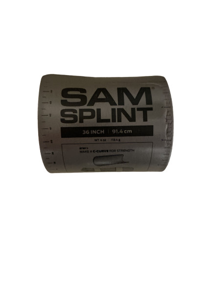 SAM® SPLINT – ORIGINAL 36″ – BLACK/GRAY ROLL (10-0320)