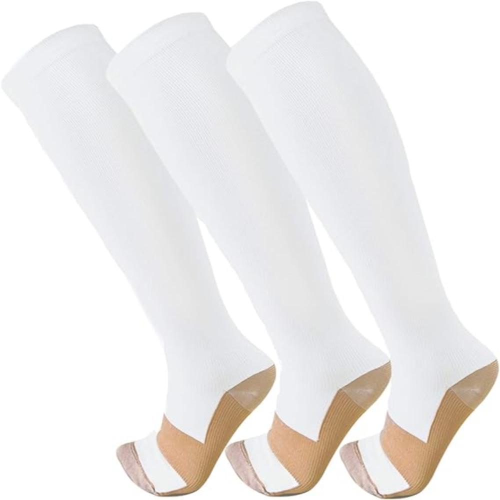 Copper Compression Socks for Men & Women Ultrasoft Moisture Wicking for Running