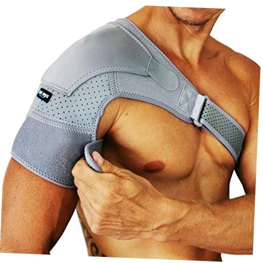 Shoulder Brace for Men Women – for Torn Rotator Cuff Large (Pack of 1) Gray