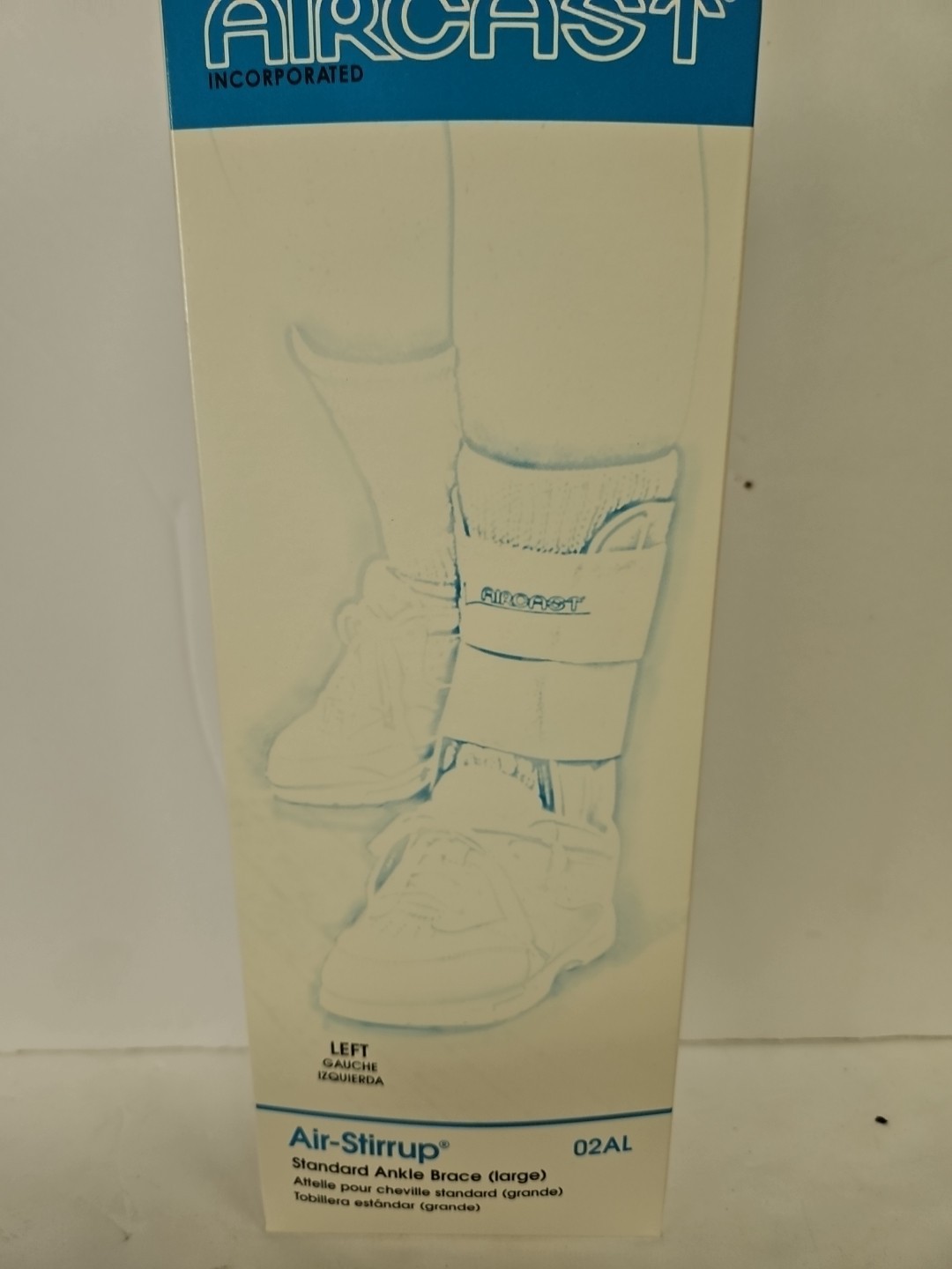 Aircast Air-Stirrup Ankle Support Brace Adult Left Foot Large 02AL