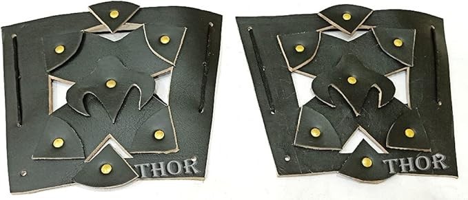 Medieval Arm Guard Armor Spartan Collectibles Leather Halloween Costume Rustic