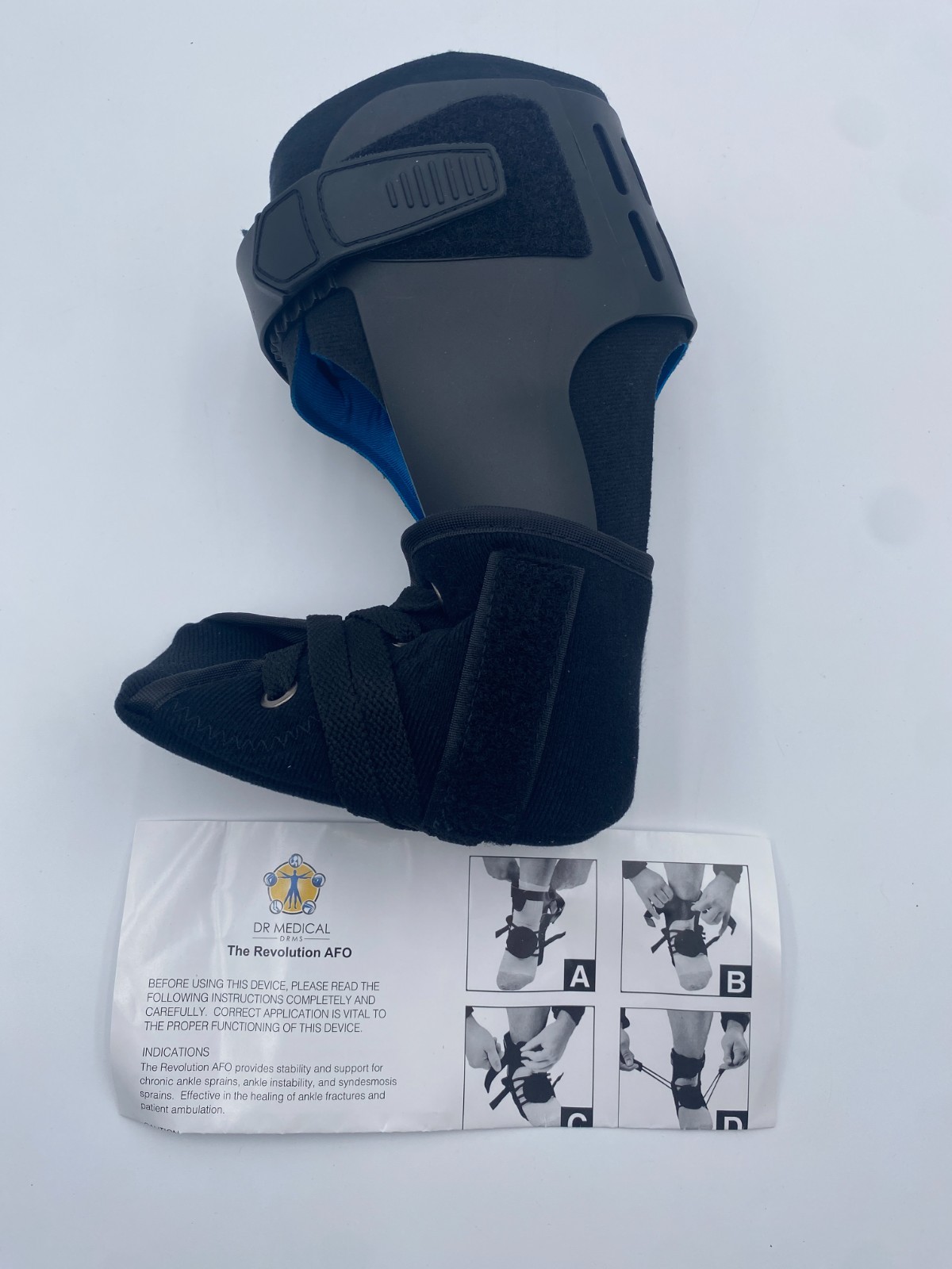 DRMS The Revolution AFO Leg Brace Left Size Medium