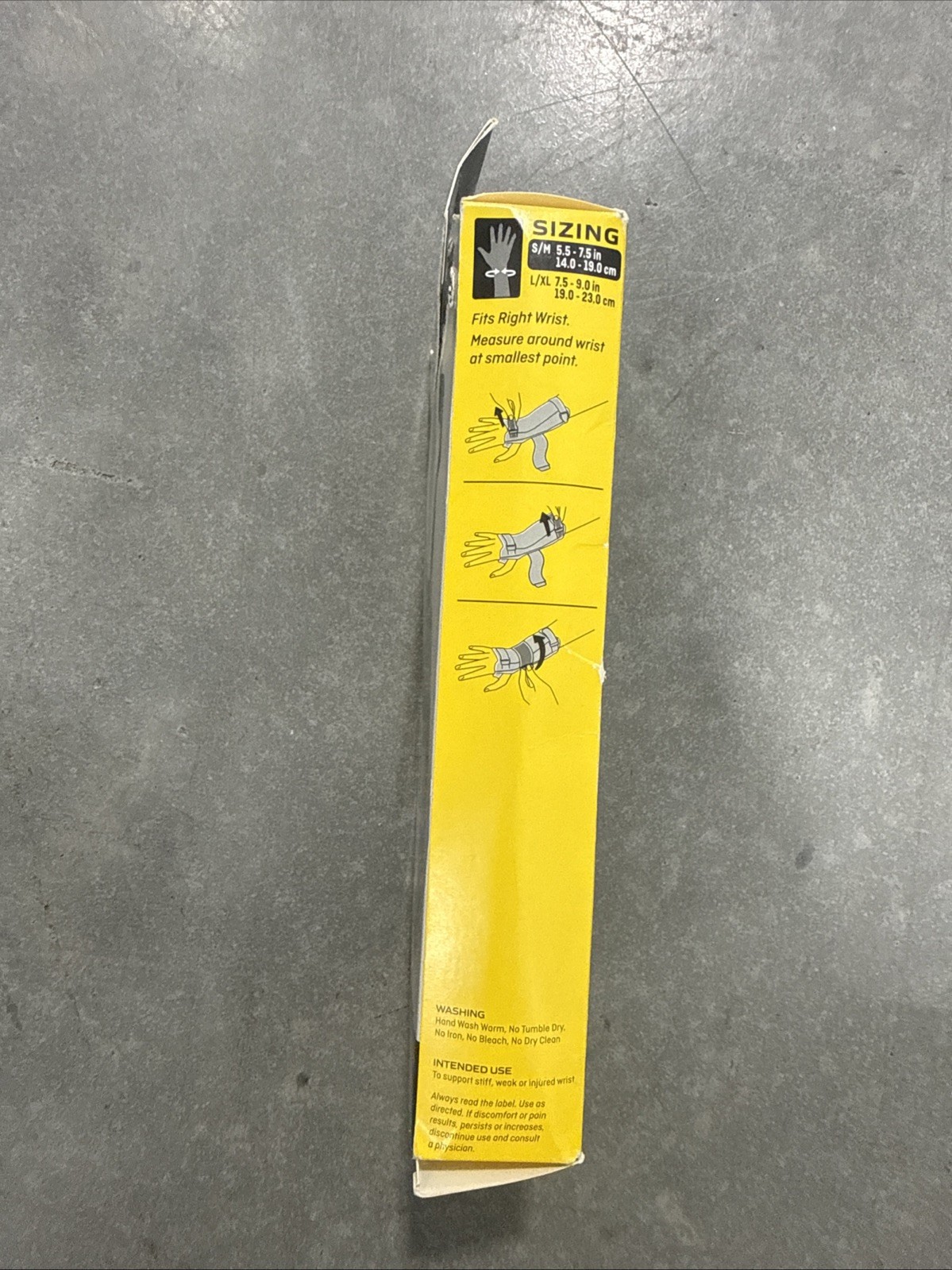 Deluxe Wrist Stabilizer Right Hand, S/M Open Box