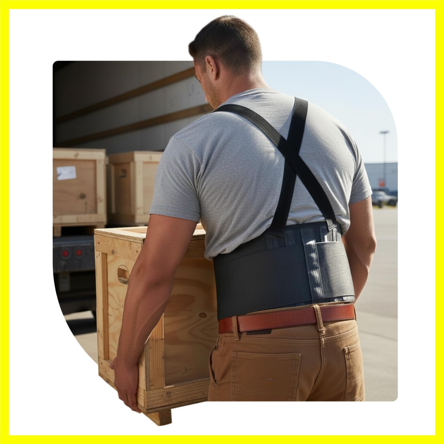 Ultra-Support Work Back Brace for Men and Women [Upgrade Superior Lumbar supp…