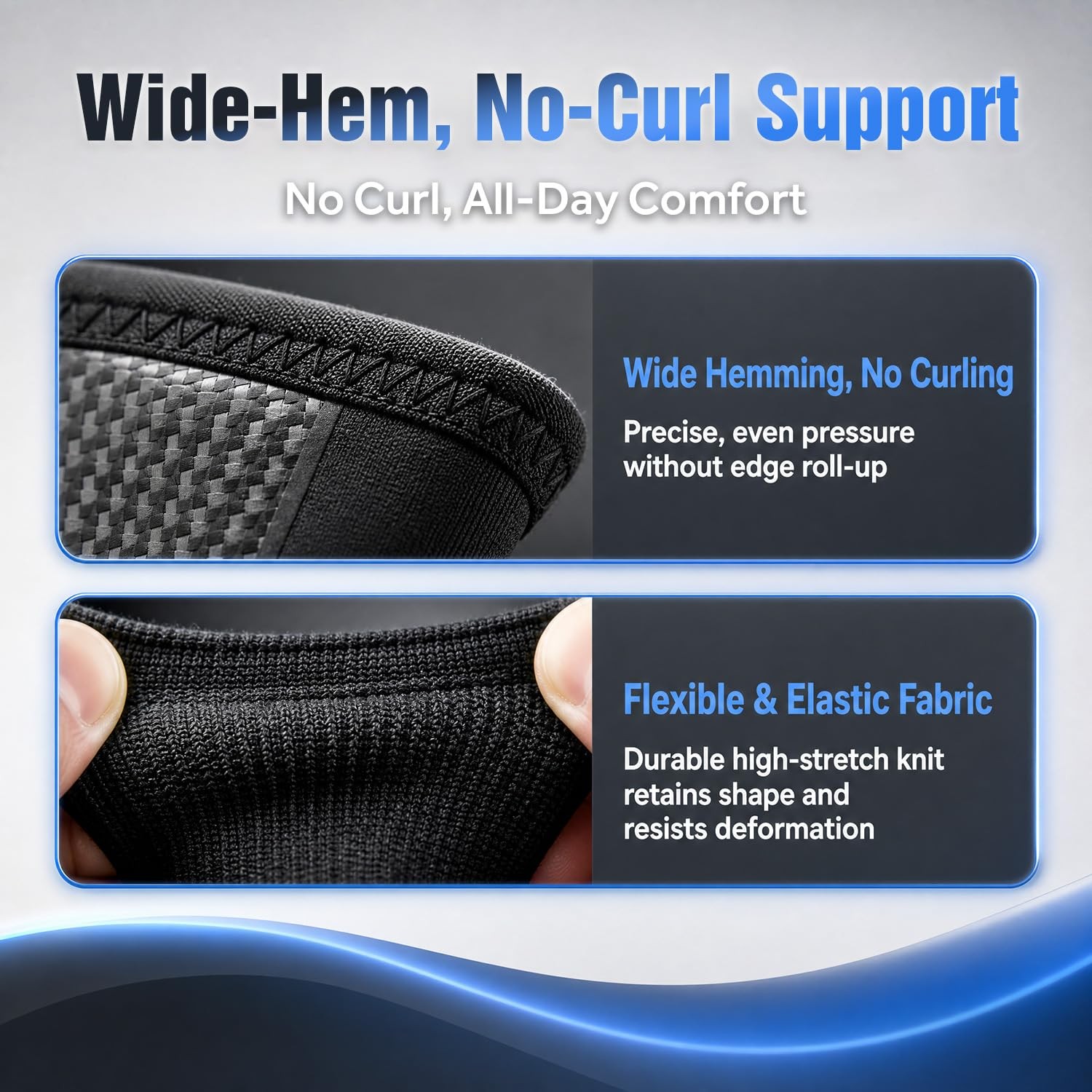 Wokaar IT Band Compression Wrap,High Elastic Lycra Pain Relief Sleeve…