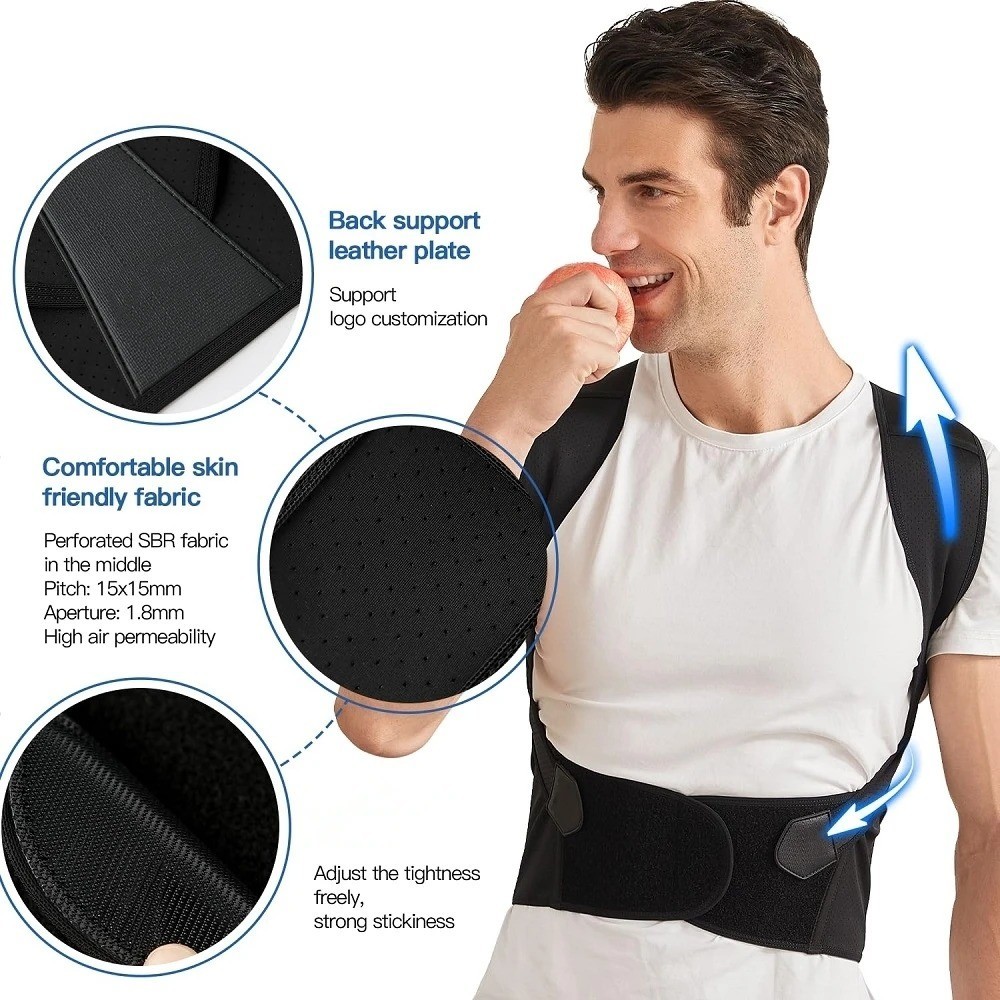 Adjustable Back Brace Posture Corrector Shoulder Support Unisex