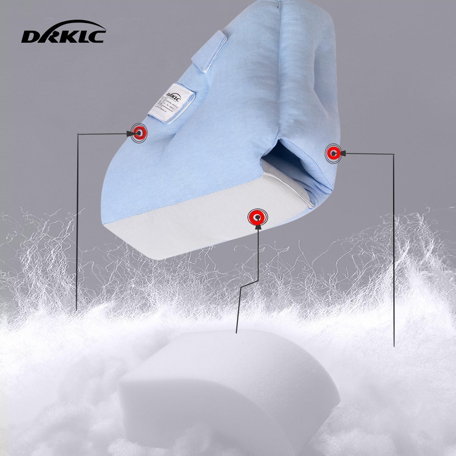 Adjustable Heel Protector for Pressure Sores, Foot Support Pillow for Surgery Re