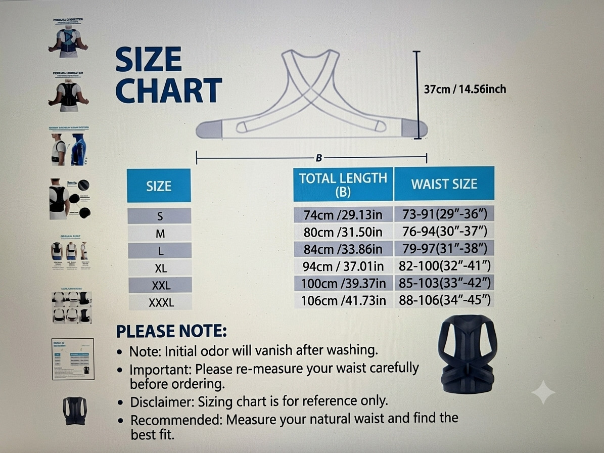 Back Brace Posture Corrector Women Men Shoulder Straightener Adjustable Support