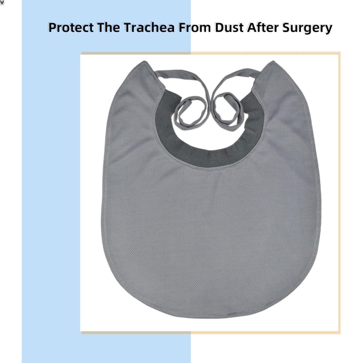 Adjustable Neck Stoma Cover – Soft, Lightweight Shield for Tracheostomy Care
