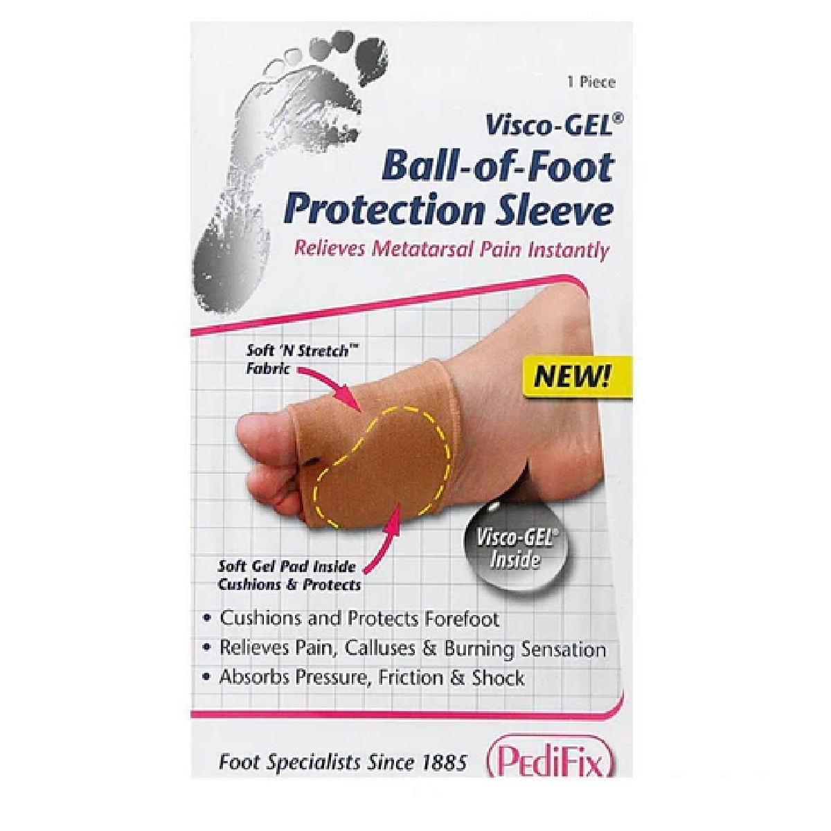 Pedifix Ball Of Foot Protection Sleeve (#PFP1225)