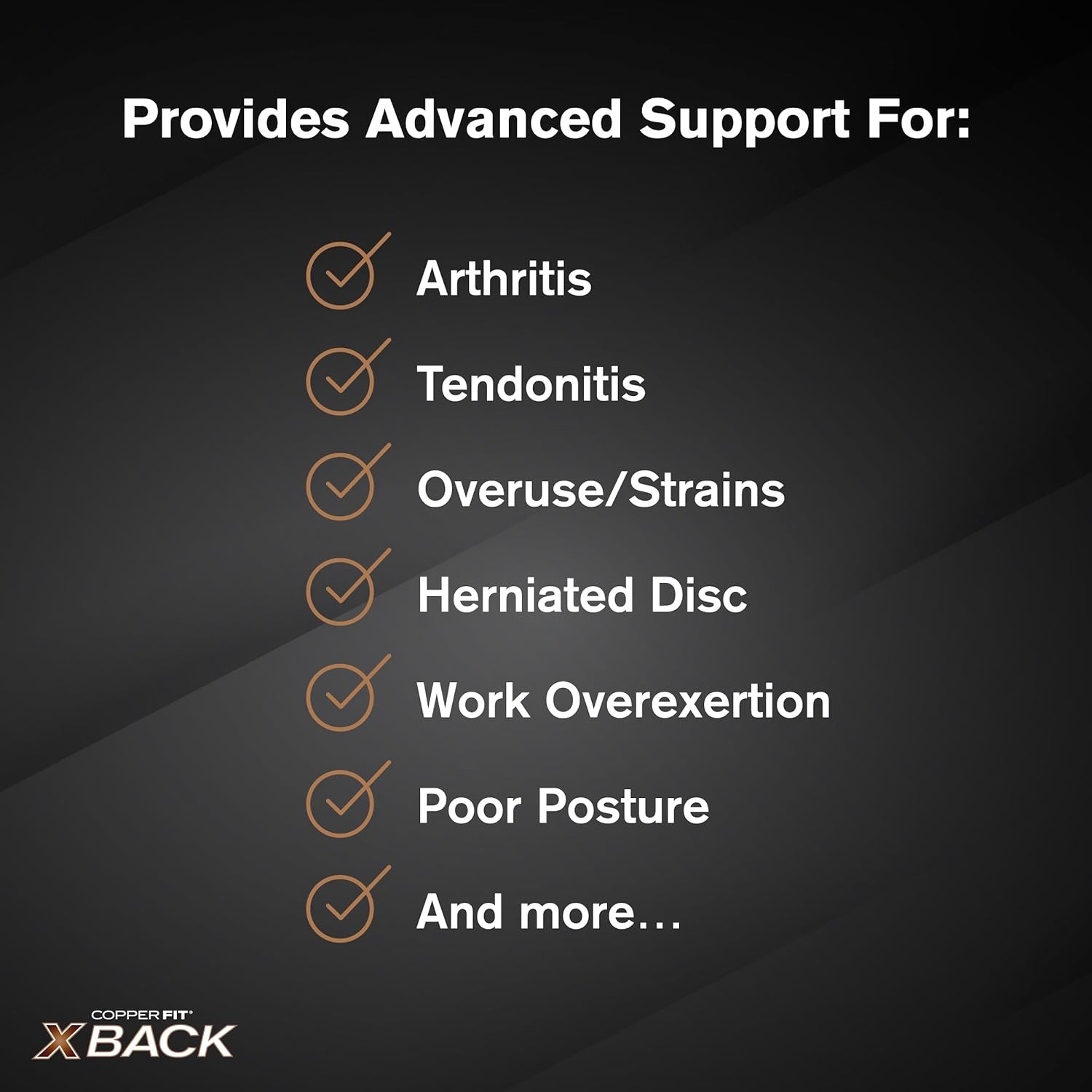 X-Back Brace for Lower Back Pain, Lumbar Support, Herniated Disc, Sciatica, Arth