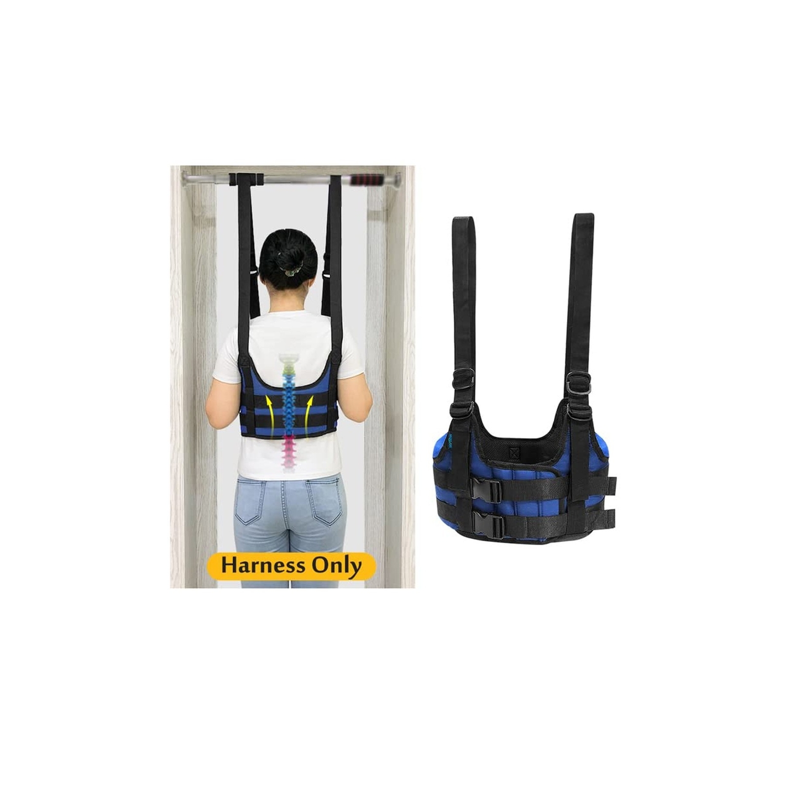 Back Stretcher Hanging Spinal Decompression Harness Back Alignment Device Dec…