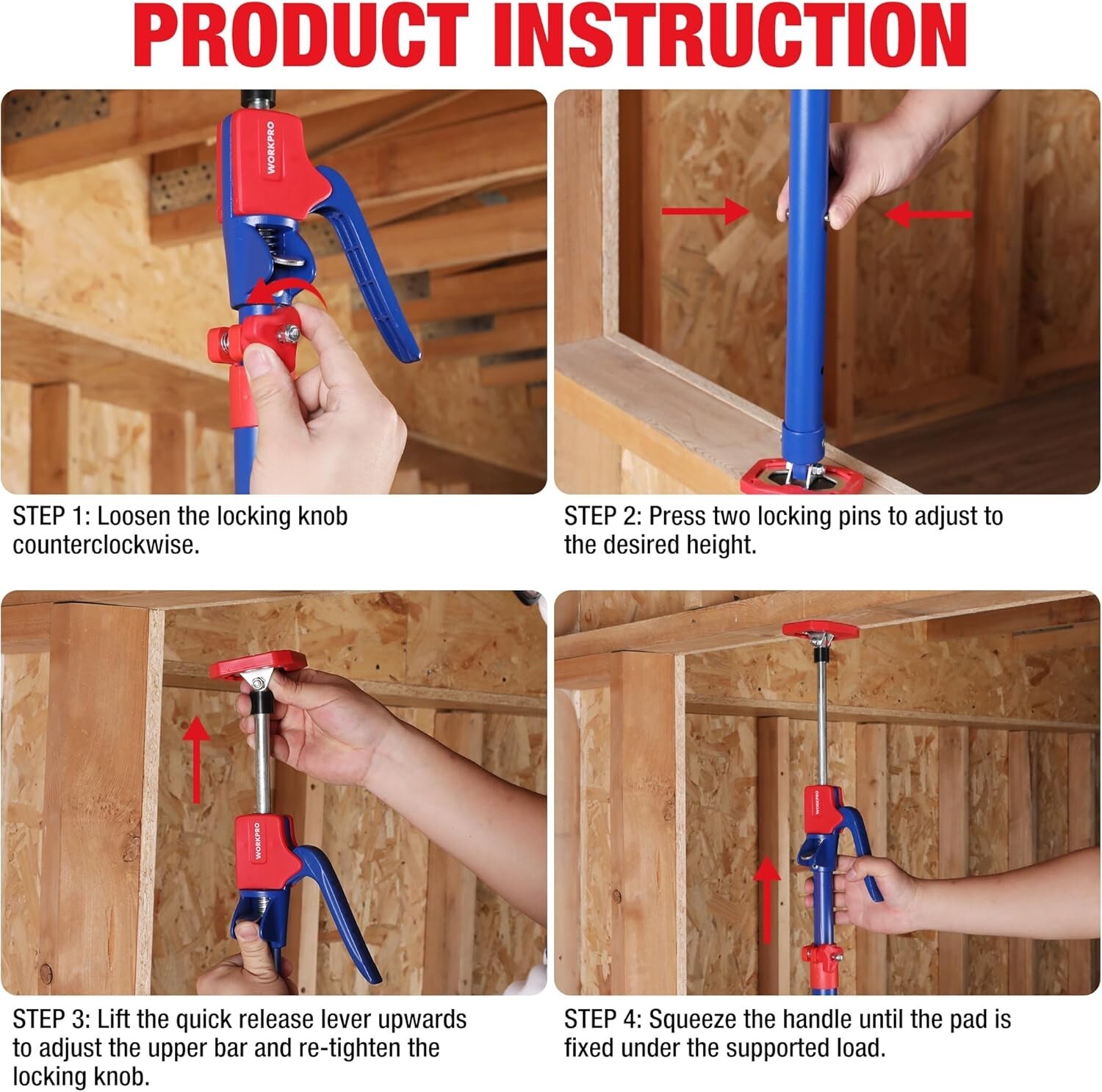 High Density Adjustable Support Pole – Perfect for Cabinets & Shelves
